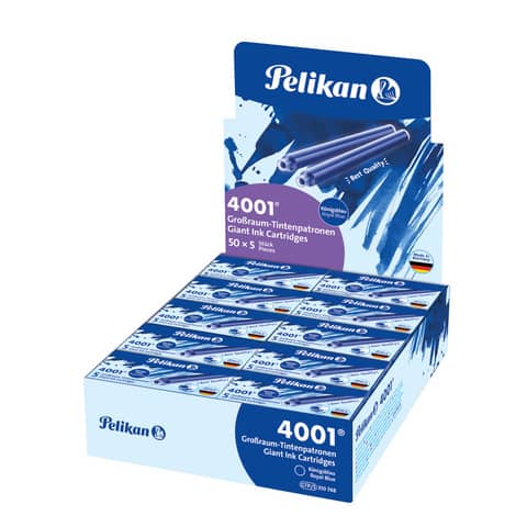 Cartucce a inchiostro lunghe Pelikan GTP5 - astuccio 5 pezzi - blu royale 310748